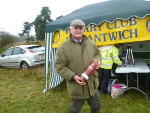 Robin Latham outside the Control Gazebo