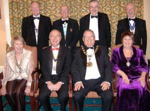 President Ian Saunders and Top Table Guests