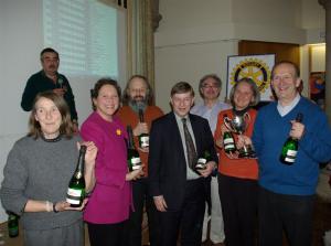 The winning team, the Kew Lib Dems.