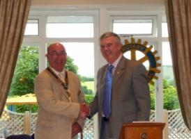 Mike is new Rotary President