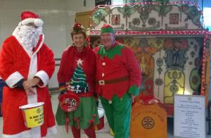 Some of the Ryde Rotarians on a Christmas collection