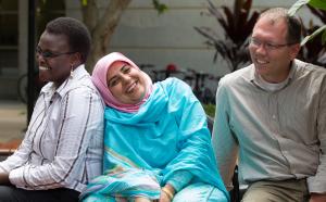 Peace scholars in discussion at Queensland University