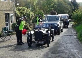 We help with the VSCC hill climb rally parking