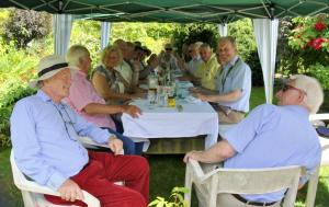 Lunch meeting at Bruce Morgan's Leintwardine