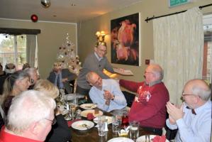 Golfing Rotarians Christmas lunch Portway, Staunton