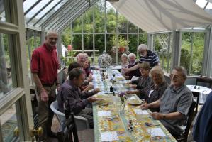 Frugal Lunch at the Leintwardine Morgan's