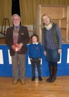 President Howard talks about polio to Knighton Primary School