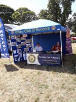 Runcorn Rotary's Information stand at Frodsham & Helsby Rotary's Motor Show