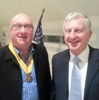 SHAY MCCONNON SPEAKS AT CHRISTCHURCH ROTARY MEETING 
