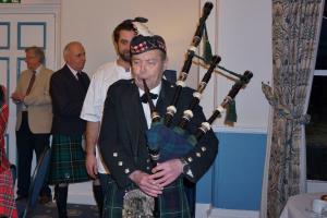 Piping in the Haggis