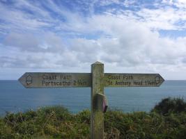 Lucy, friends and family do St. Anthony Head to Portscatho.