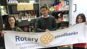 Rotary support for food banks in the UK