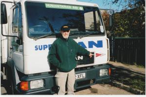 Robin Webb driving medical aid and assistance to Russia