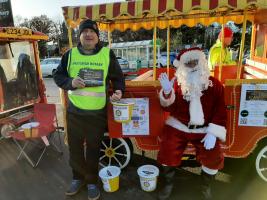 Collecting for Eastleigh Basics Food Bank yesterday Saturday 4th December ......