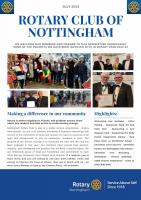 The Rotary Club of Nottingham 2022-23