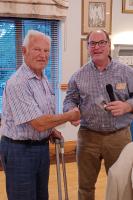 President Julian Goodale welcomes Ken Howe
