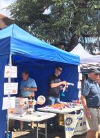 Rotary stand - blue