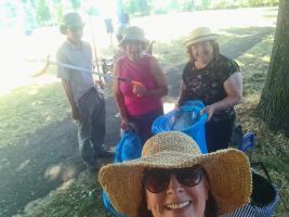 RCTP members helping in a regular local litter pick in Tarring Park