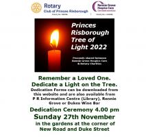 Princes Risborough Tree of Light  2022 