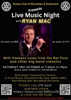 Rat Pack evening with Ryan Mac