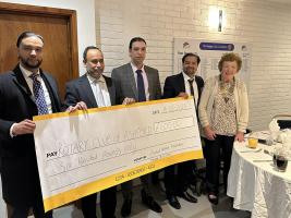 Ashford Muslim Association donation for earthquake