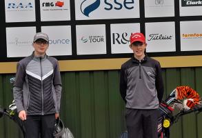 Rotary South Queensferry entrants Joel Waddell (red cap) and Archie Sweet (grey cap)