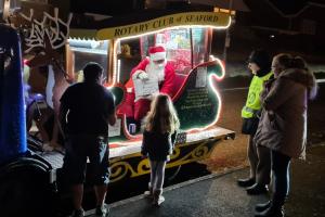 Santa's visit to Seaford 2023
