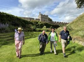 Windsor St George Rotary Club members offering support for the Moat Garden open days.