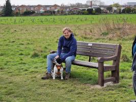 The bench is in!