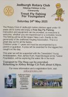 Poster for trout fishing day