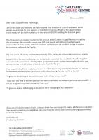 Chilterns Neuro Centre Donation 2025