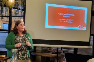 Lunchtime Meeting - 12:45pm - Speaker Gemma Manning-Bentley Qube