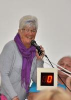 President Jan Parkin as bingo caller 