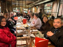 Rotary Club of Beaconsfield members' Christmas dinner celebration at The Beech House