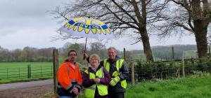 Helping the Hospice with their Woodland Walk