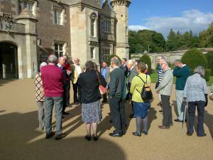 Group outside Abbotsford 