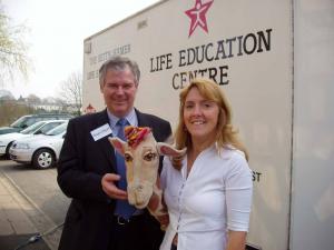 Stephen Burgess, national director, and Debbie