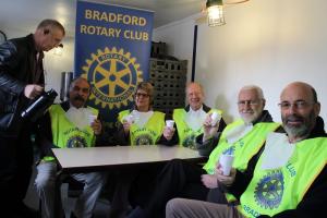 Bradford soup run cheque presentation