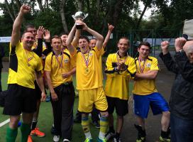 OCT 2014 CUFC Trophy presentation - Tommy McLafferty Football Cup