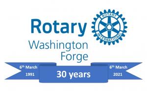 30th Anniversary of Rotary Washington Forge