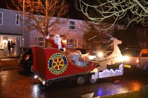 Santa at work