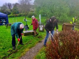 Rotarians at work