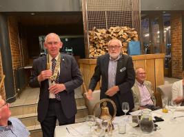 The end of another year. President Bob hands over to Phil our 2022/23 President.