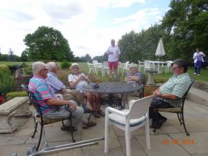 Tea with Keith and Jackie White at Sharpenhoe