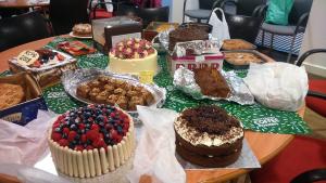 Our Macmillan Coffee Morning cake bake, just one of the projects the club regularly supports.