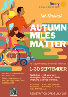 Autumn Miles Matter information flyer