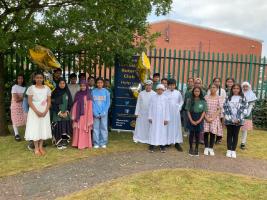 Dictionaries Donated to Greenfield Academy 