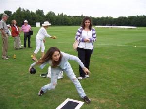 Rotaract members showing the way with Bowls