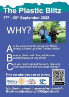 PLASTIC BLITZ Sunday 18th September 2022