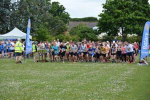 Start of the 2017 Bransgore Fun Run